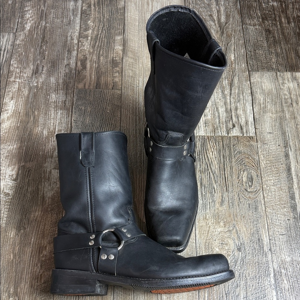 Motorcycle Sierra Harness Leather Boots B Oil/ Chemical Resistant Work Western